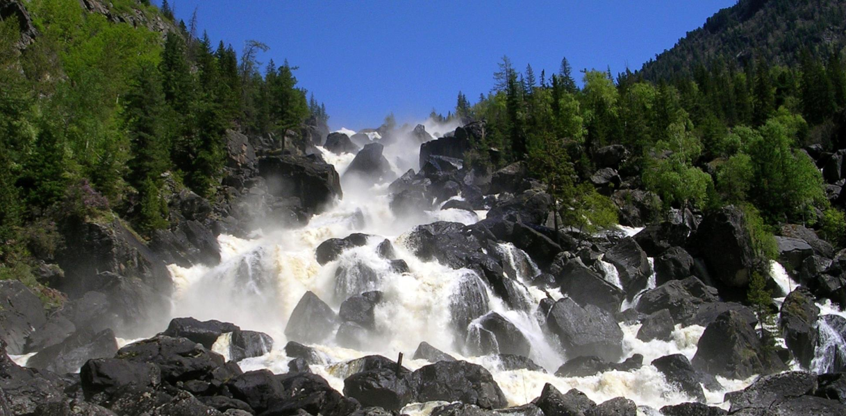 Водопад Учар – самый высокий водопад Алтая
