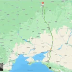 Карта маршрута Москва – Сочи на машине