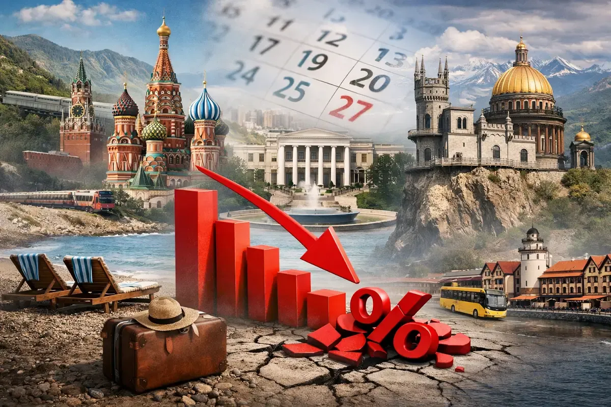 Спад внутреннего туризма в России Спад внутреннего туризма в России 2026